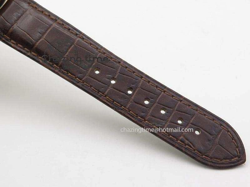 Globemaster Master Chronometer RG V6F Best Edition White Dial On Brown Leather Strap A GoodFit 8271