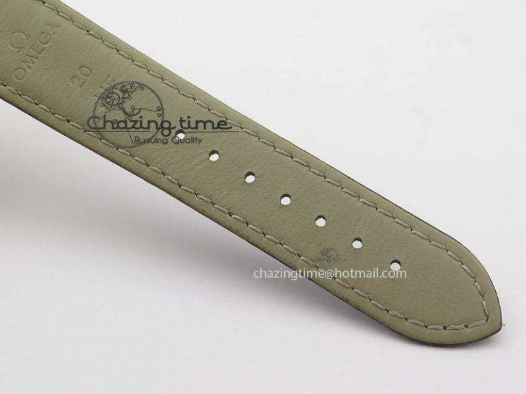 Globemaster Master Chronometer RG V6F Best Edition White Dial On Brown Leather Strap A GoodFit 8271