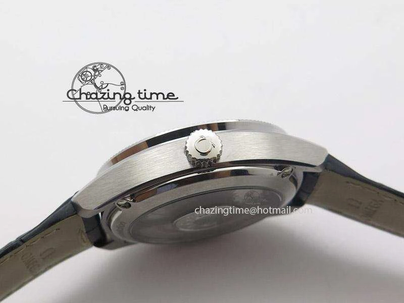 Globemaster Master Chronometer SS V6F Best Edition White Dial On Black Leather Strap A FastDry 8269