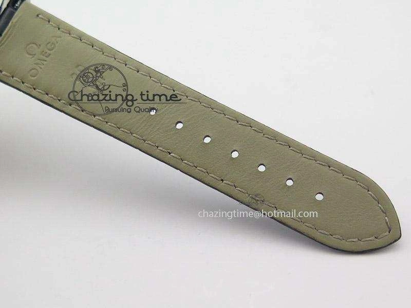 Globemaster Master Chronometer SS V6F Best Edition White Dial On Black Leather Strap A FastDry 8269