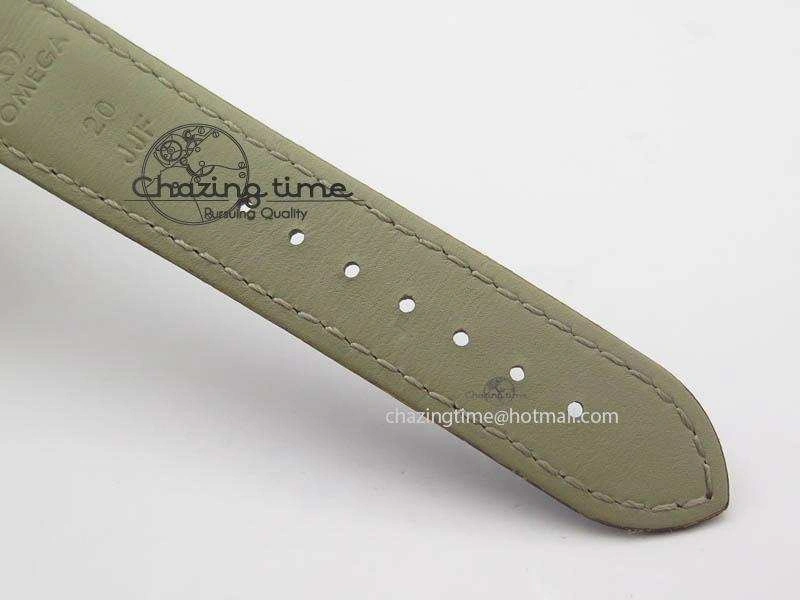 Cozy Globemaster Master Chronometer SS RG V6F Best Edition Black Dial On Brown Leather Strap A 8270
