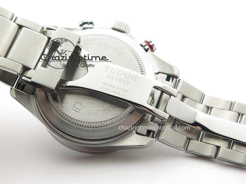 GranTour Chronograph SS White Dial On SS Bracelet A Original 9791