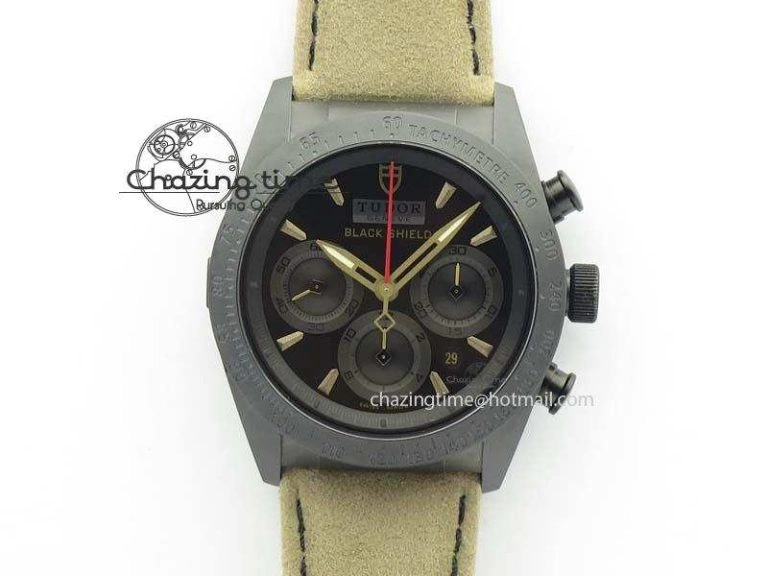 TopPick GranTour Flyback SS Black Dial On SS Bracelet A 9794
