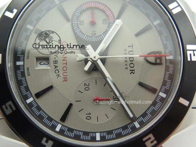 GranTour Flyback SS Grey Dial On SS Bracelet A GoAnywhere 9795