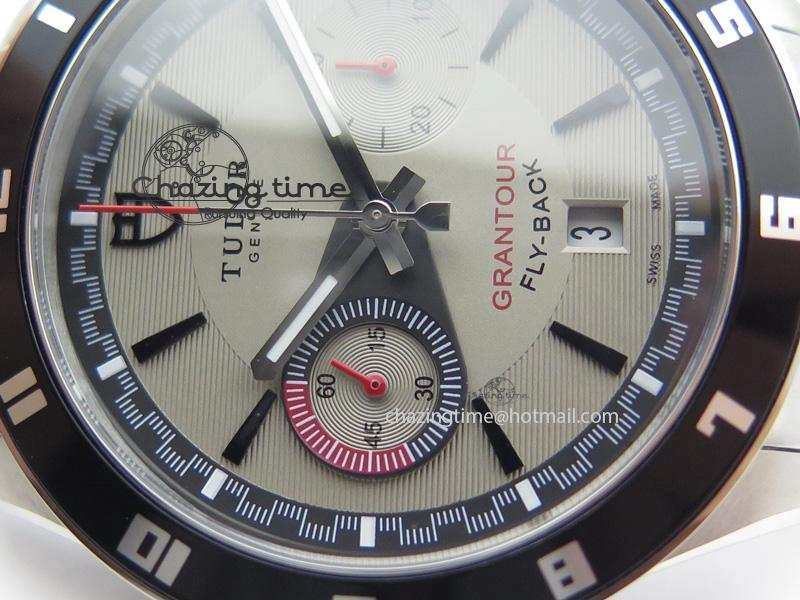GranTour Flyback SS Grey Dial On SS Bracelet A GoAnywhere 9795
