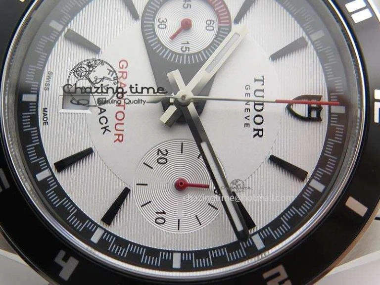 GranTour Flyback SS White Dial On SS Bracelet A SunProtective 9792