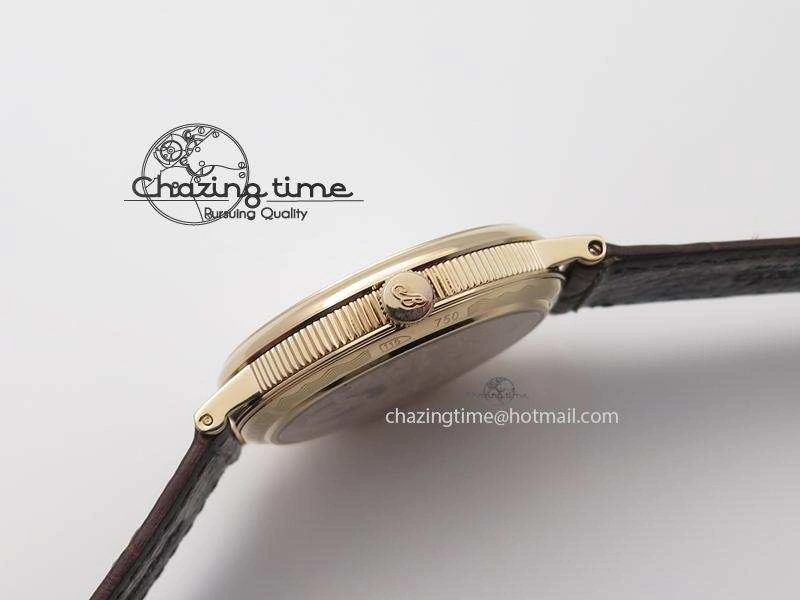 SoftTouch Grand Complication Tourbillon RG AXF White Dial On Brown Leather Strap 5372