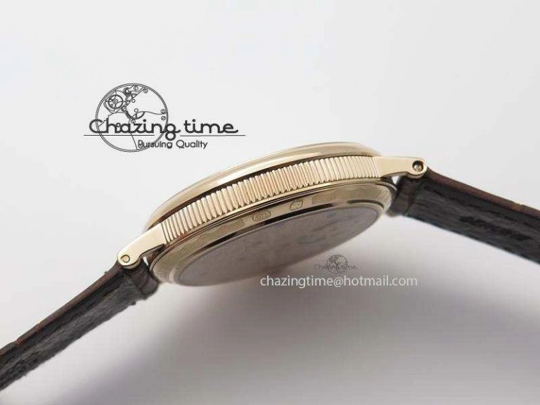 SoftTouch Grand Complication Tourbillon RG AXF White Dial On Brown Leather Strap 5372