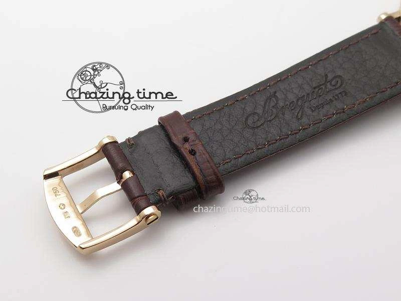 SoftTouch Grand Complication Tourbillon RG AXF White Dial On Brown Leather Strap 5372