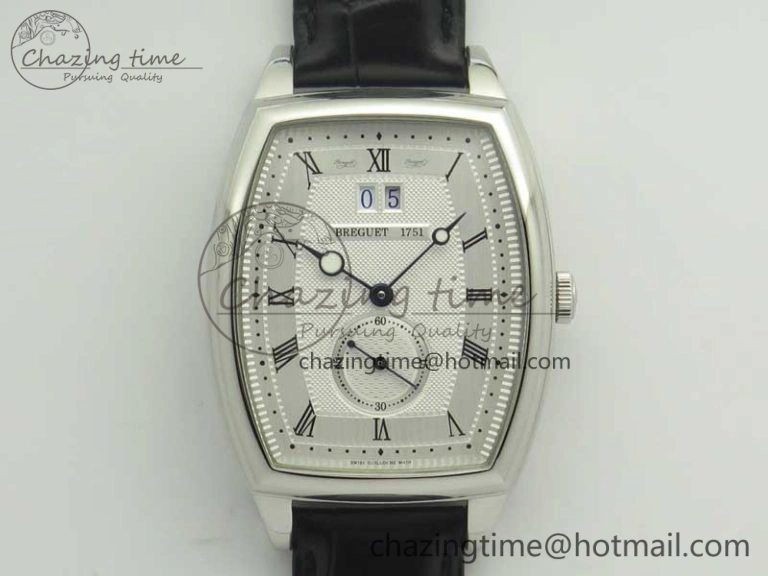 Versatile Grand Complication Tourbillon SS AXF White Dial On Black Leather Strap 5374
