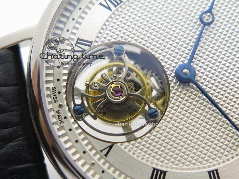 Versatile Grand Complication Tourbillon SS AXF White Dial On Black Leather Strap 5374