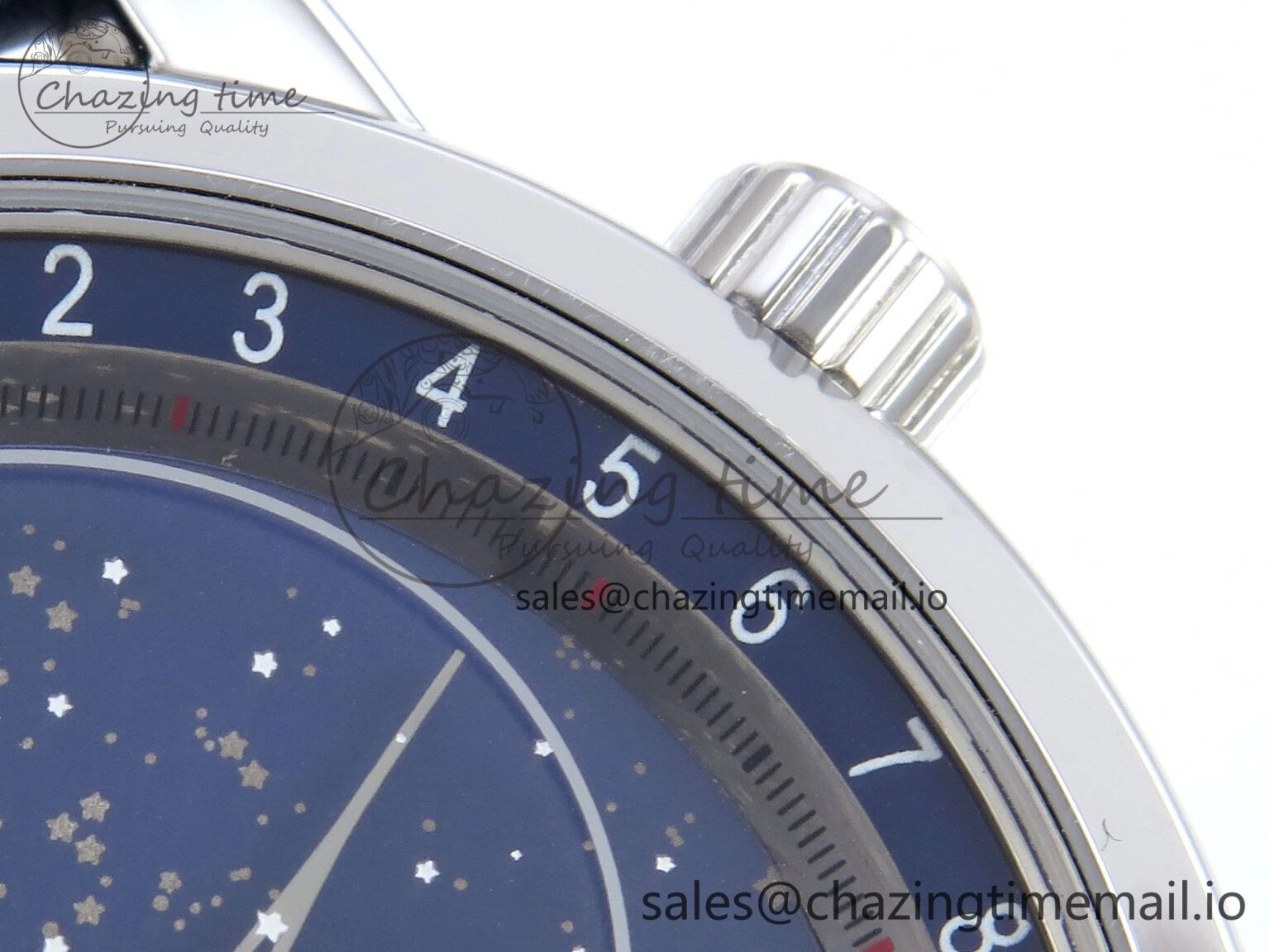 Grand Complications 6102G Moon SS YLF Blue Dial on Blue Leather Strap A Lightweight 8649