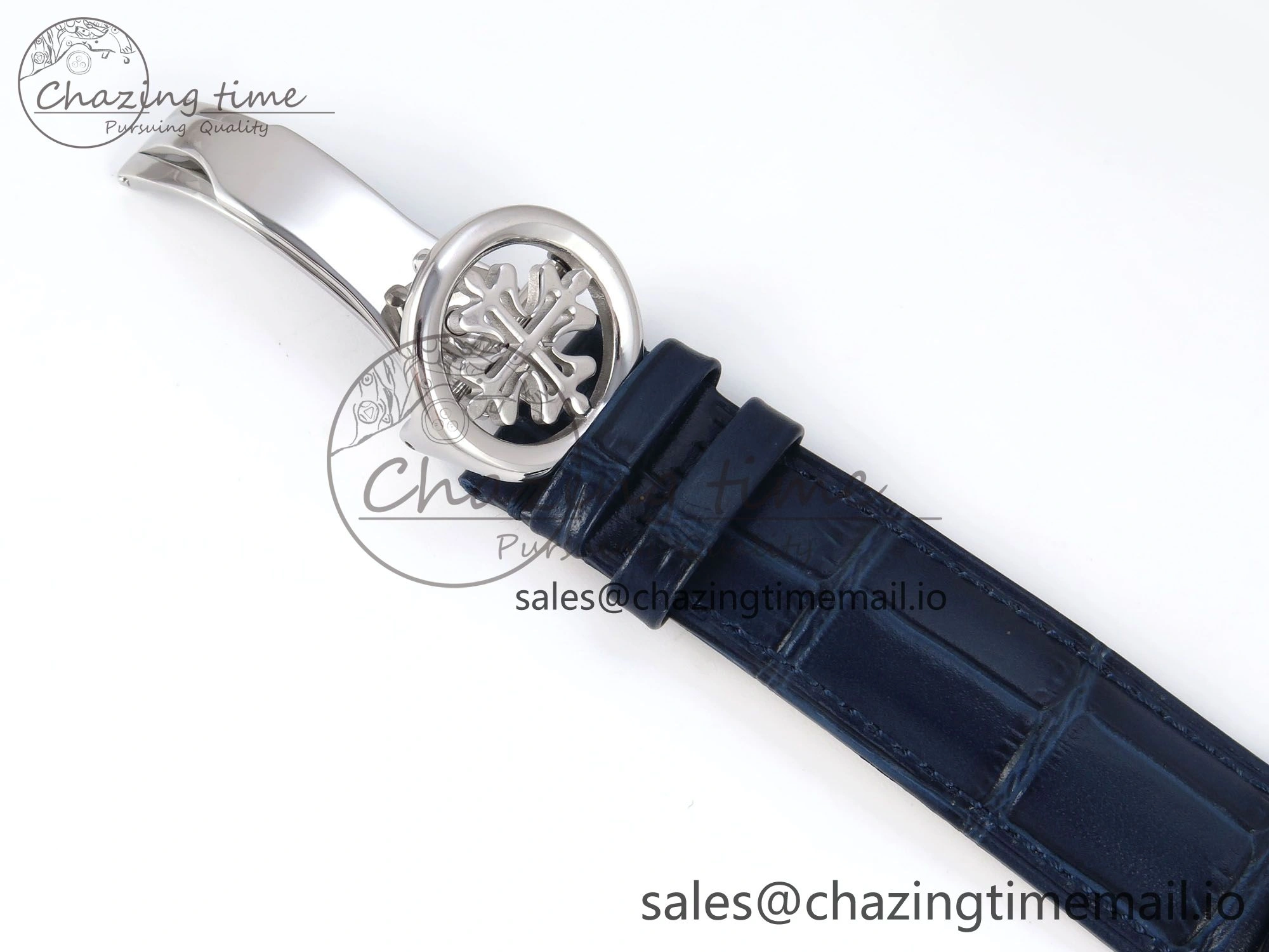 Grand Complications 6102G Moon SS YLF Blue Dial on Blue Leather Strap A Lightweight 8649