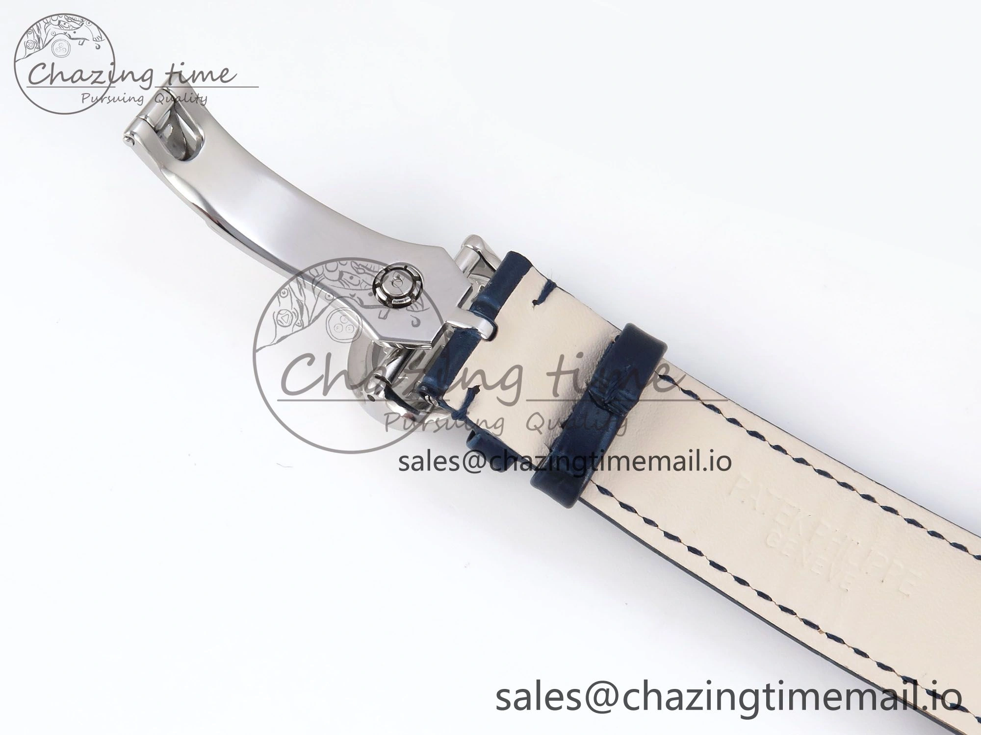 Grand Complications 6102G Moon SS YLF Blue Dial on Blue Leather Strap A Lightweight 8649