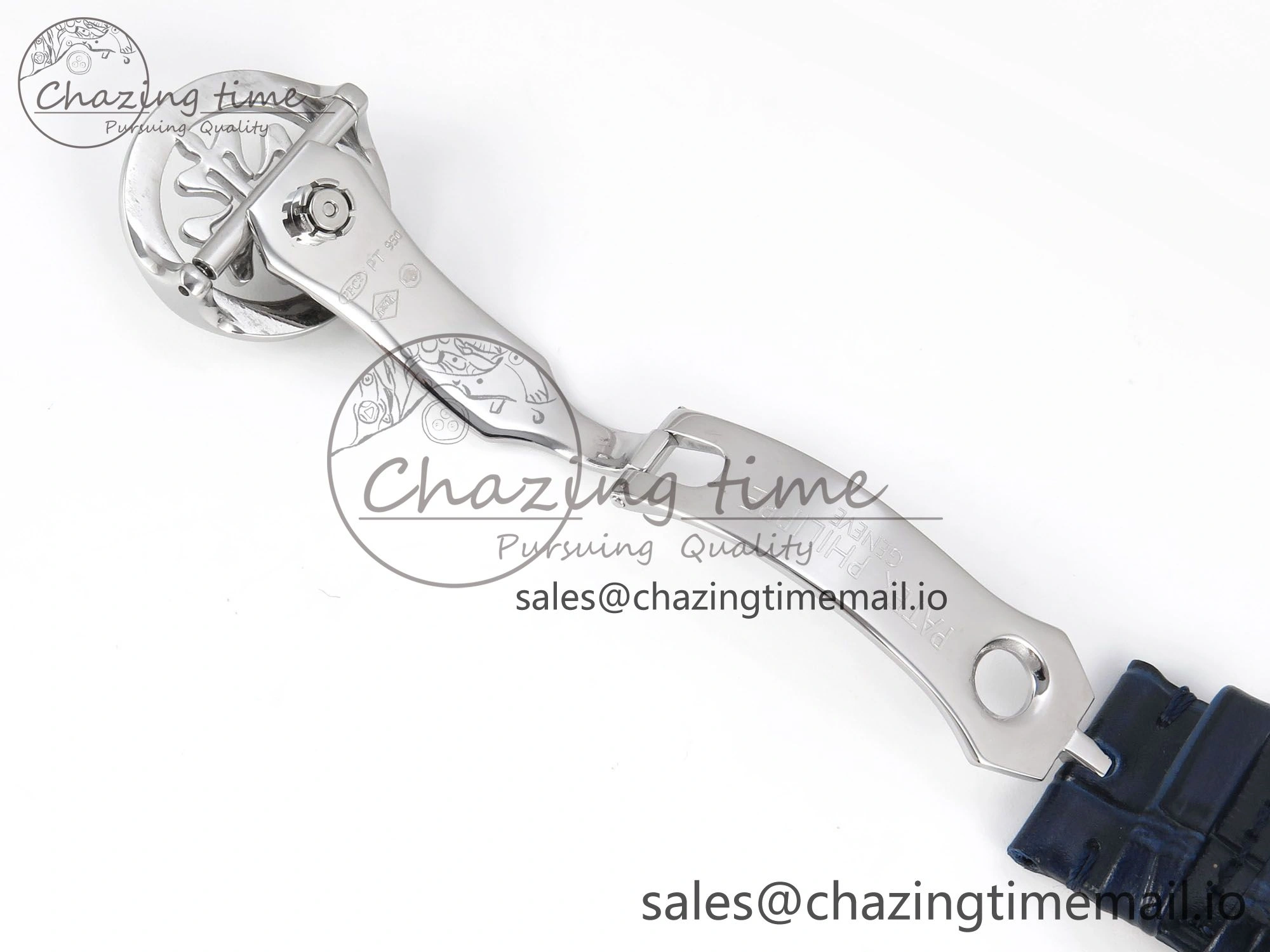 Grand Complications 6102G Moon SS YLF Blue Dial on Blue Leather Strap A Lightweight 8649