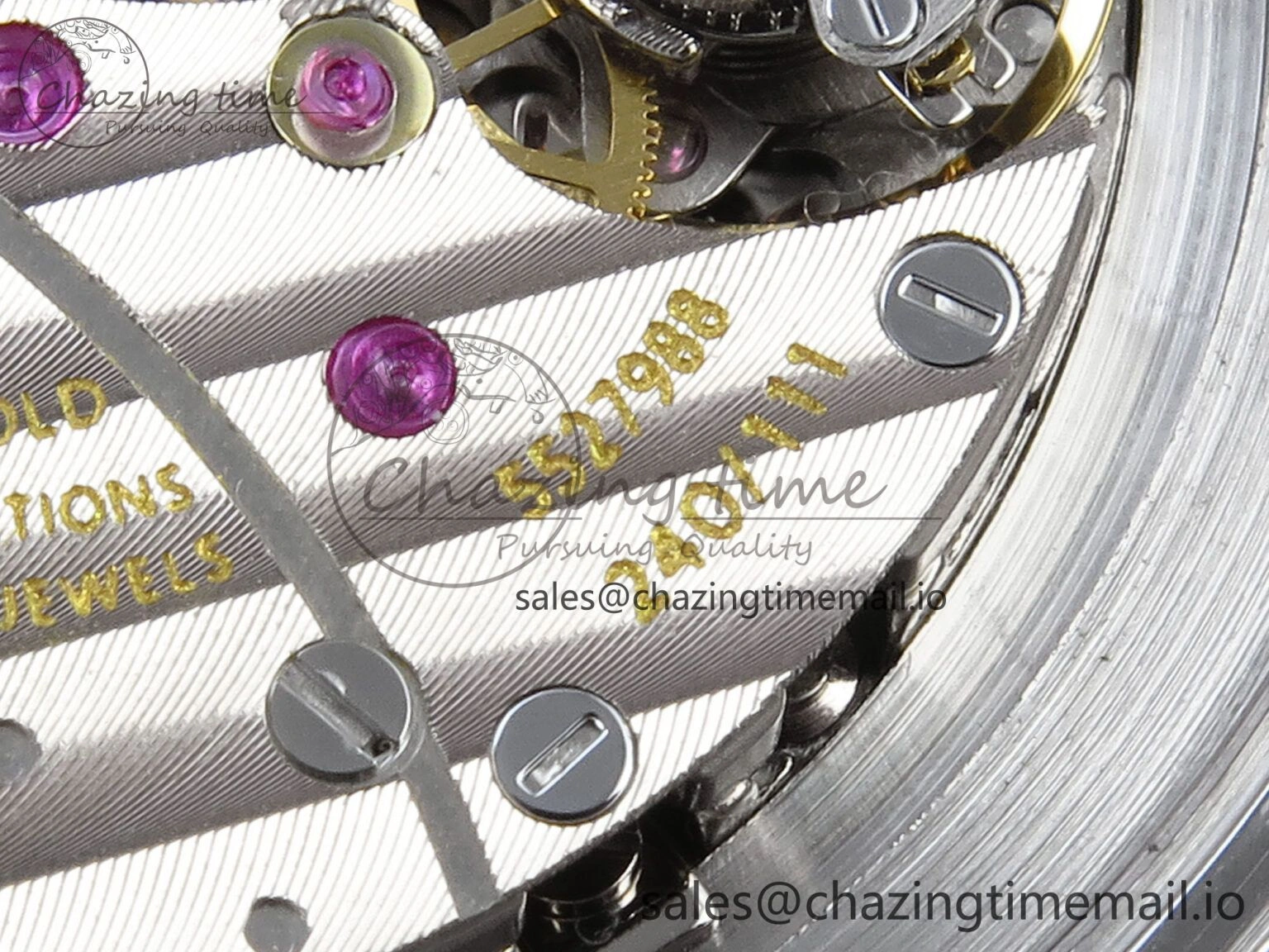 Grand Complications 6102G Moon YLF SS Blue Dial Crystal Bezel on Blue Leather Strap A Sporty 8647