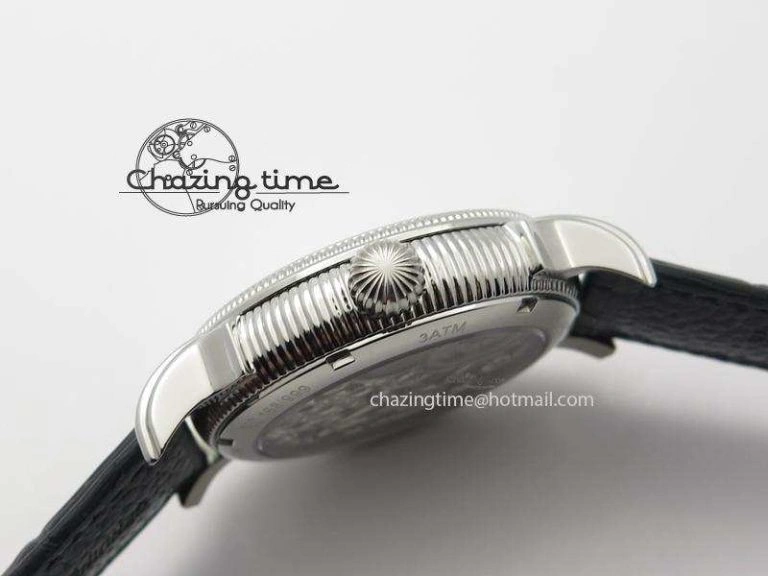 Grand Complications AXF Best Edition SS White Dial On Black Leather Strap TechFriendly 9104
