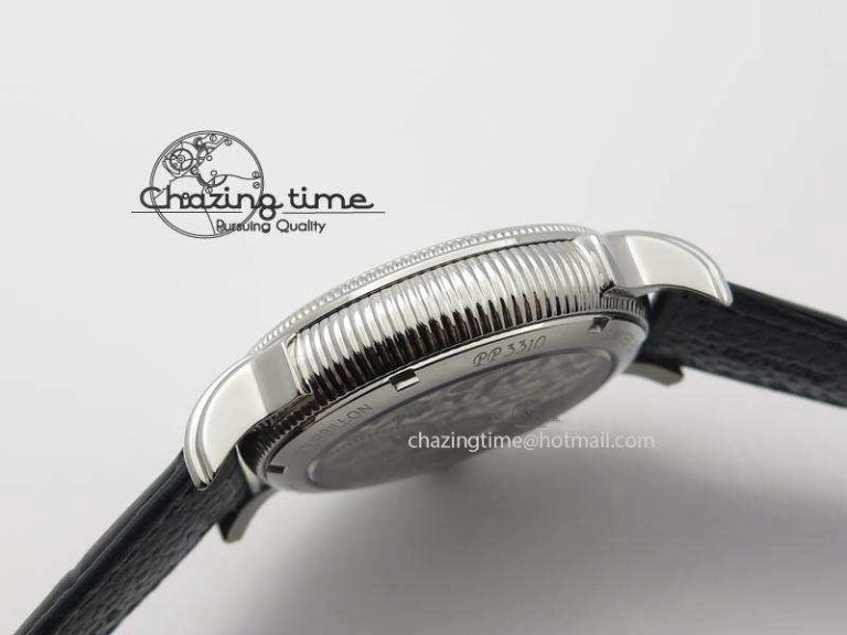 Grand Complications AXF Best Edition SS White Dial On Black Leather Strap TechFriendly 9104