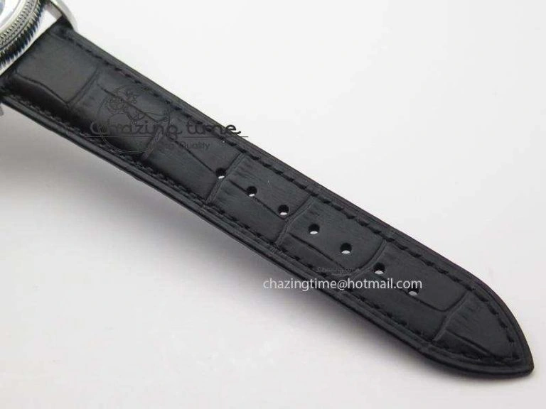 Grand Complications AXF Best Edition SS White Dial On Black Leather Strap TechFriendly 9104