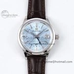 Grand Seiko Elegance Automatic SS GSF 1:1 Best Edition Cream Dial on Brown Leather Strap NH FastDry 6665