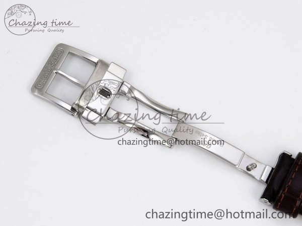 Grand Seiko Elegance Automatic SS GSF 1:1 Best Edition Cream Dial on Brown Leather Strap NH FastDry 6665