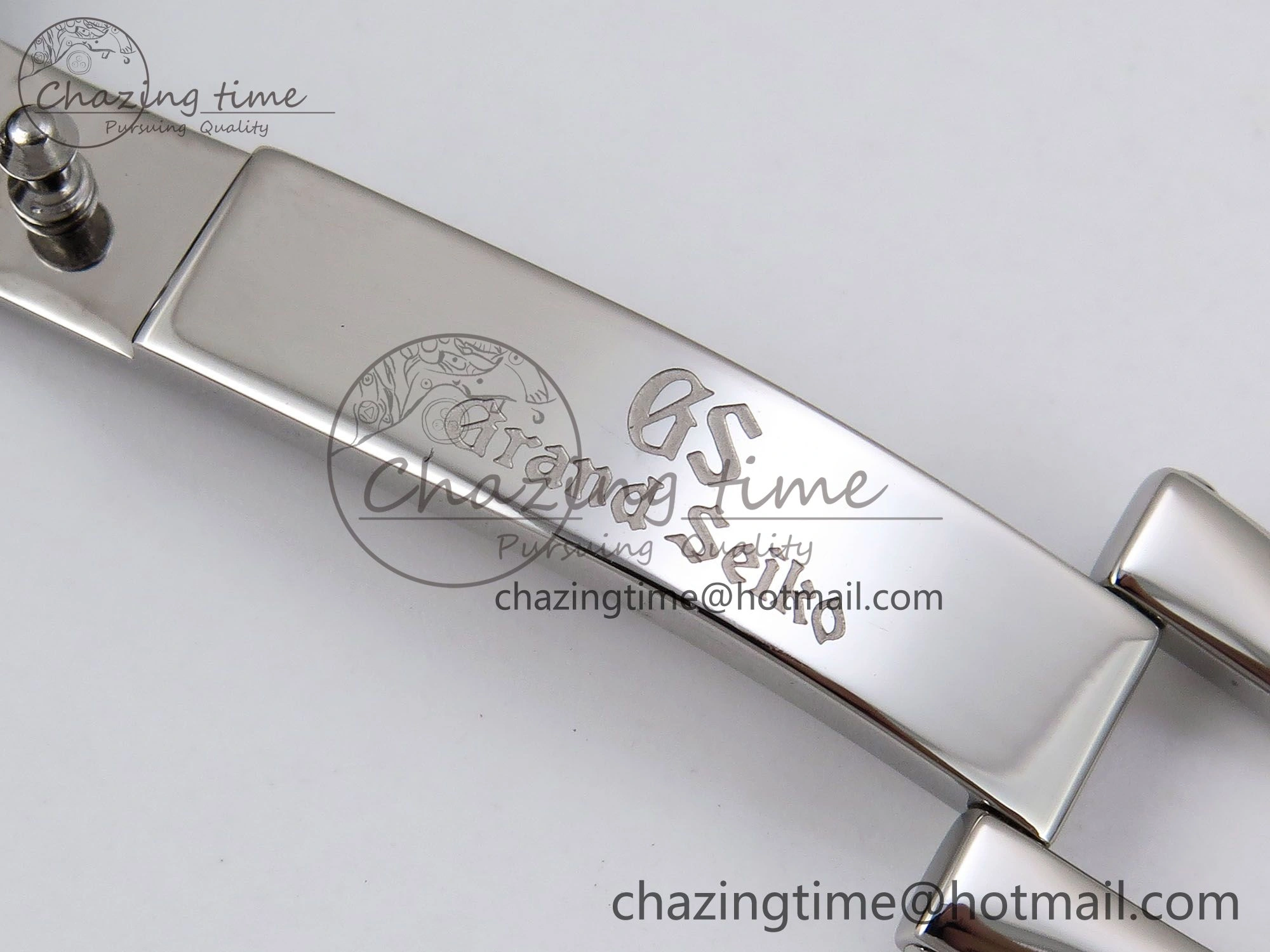 Attractive Grand Seiko Elegance GMT SS GSF 1:1 Best Edition Ice Blue Dial on Brown Leather Strap NH 6661