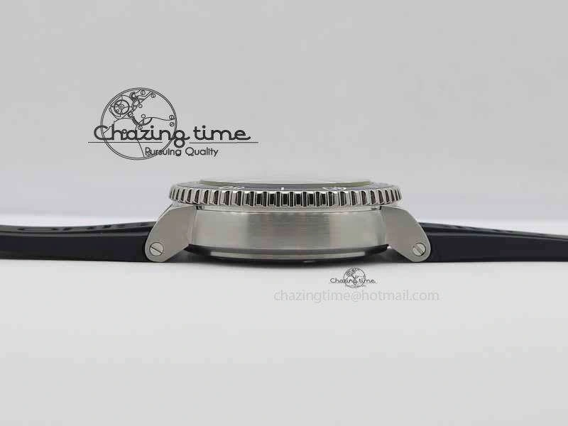 Stretchable Great Barrier Reef Limited Edition II SS Black Dial On Black Rubber Strap A 8293