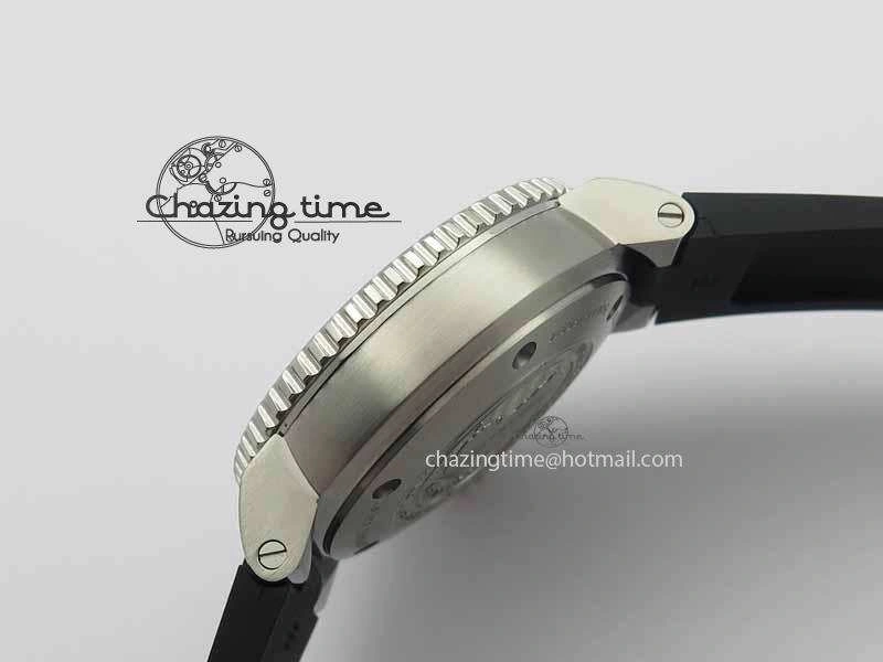 Stretchable Great Barrier Reef Limited Edition II SS Black Dial On Black Rubber Strap A 8293