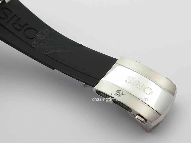 Stretchable Great Barrier Reef Limited Edition II SS Black Dial On Black Rubber Strap A 8293