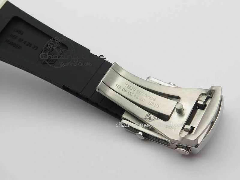 Stretchable Great Barrier Reef Limited Edition II SS Black Dial On Black Rubber Strap A 8293