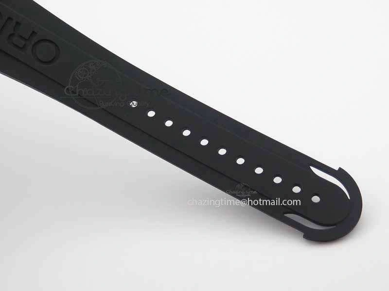 Stretchable Great Barrier Reef Limited Edition II SS Black Dial On Black Rubber Strap A 8293