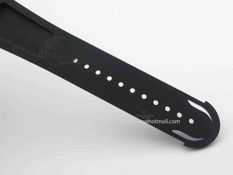 Stretchable Great Barrier Reef Limited Edition II SS Black Dial On Black Rubber Strap A 8293
