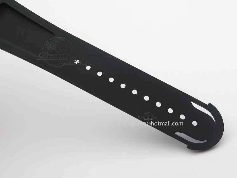 Stretchable Great Barrier Reef Limited Edition II SS Black Dial On Black Rubber Strap A 8293