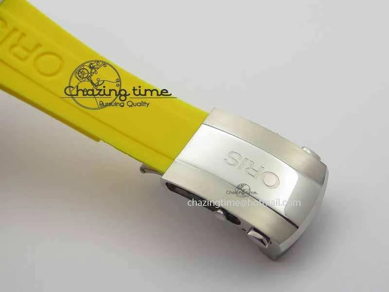 Great Barrier Reef Limited Edition II SS Blue Dial On Yellow Rubber Strap A Unisex 8294