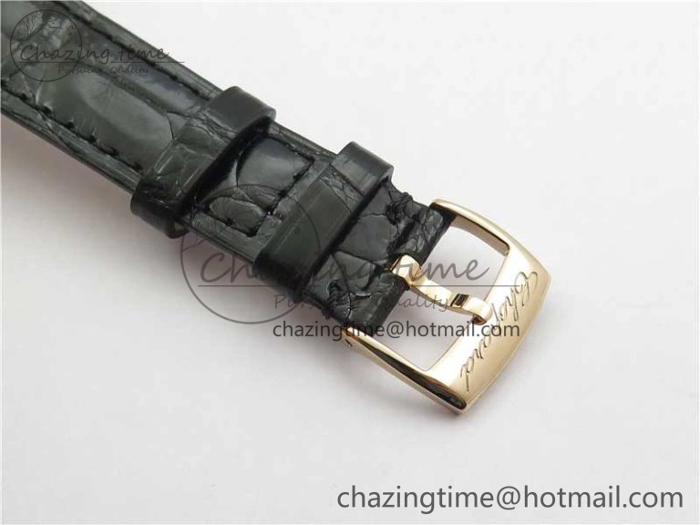 HAPPY SPORT AUTOMATIC RG 36MM CRYSTAL YYF 1:1 BEST EDITION WHITE DIAL ON BLACK LEATHER STRAP A MultiPurpose 10311