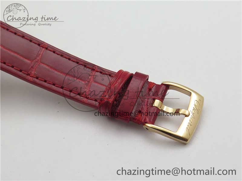 HAPPY SPORT AUTOMATIC RG 36MM ZF 1:1 BEST EDITION RED MOP DIAL ON RED LEATHER STRAP MIYOTA Lightweight 10302