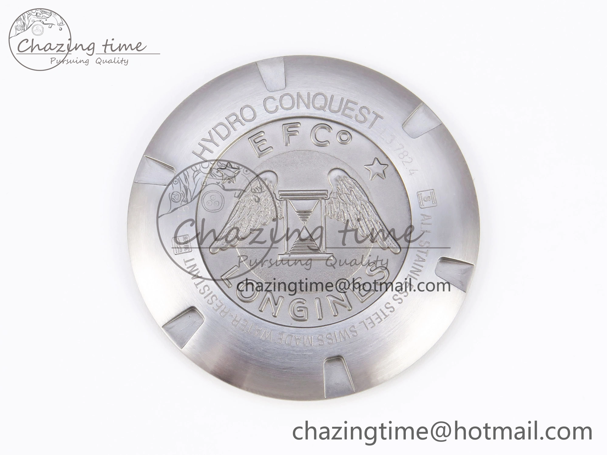 Reliable HYDROCONQUEST 43MM SS BLUE CERAMIC BEZEL XF 1:1 BEST EDITION BLUE DIAL ON SS BRACELET L 7549
