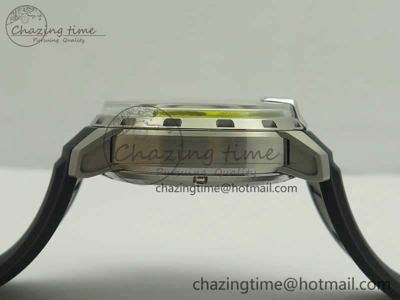 HYT SS CYF White Dial Black Crown On Black Rubber Strap Asian Movement HTY Cal. GoAnywhere 6993