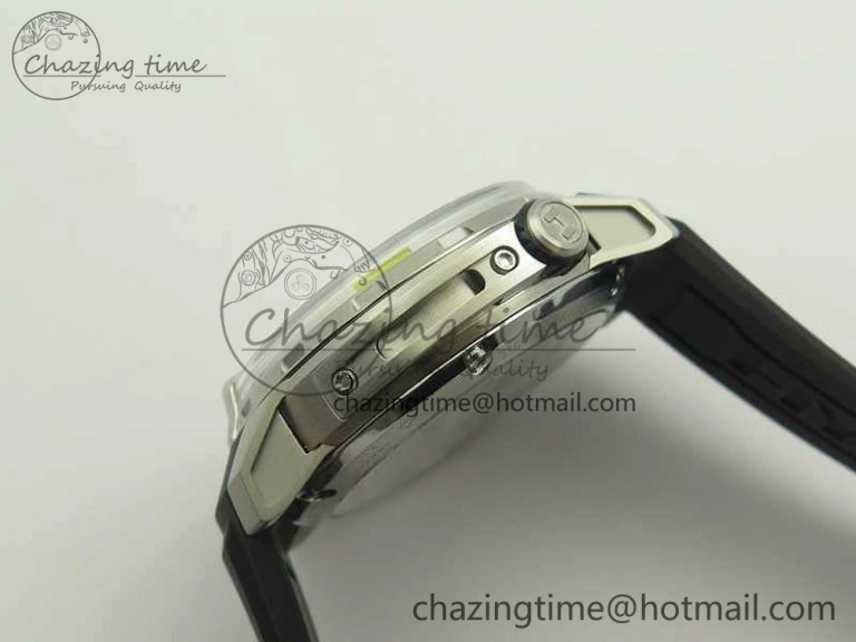 HYT SS CYF White Dial Black Crown On Black Rubber Strap Asian Movement HTY Cal. GoAnywhere 6993