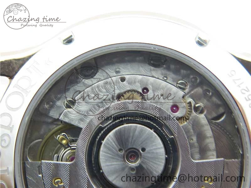 Happy Sport Automatic RG 36mm ZF 1:1 Best Edition White Dial on Red Leather Strap A Effortless 6397