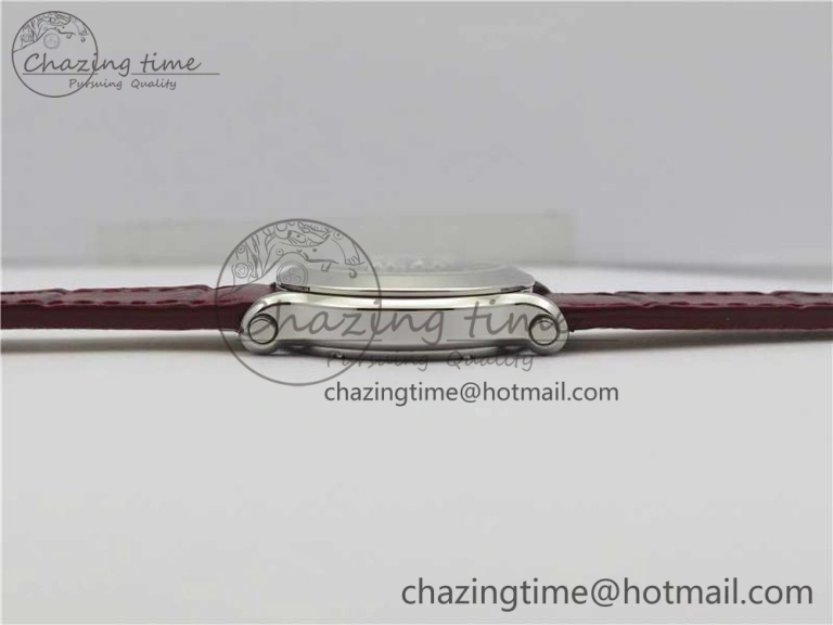 Original Happy Sport Mini SS ZF MOP Dial on Red Leather Strap Swiss ETA 955. 6395