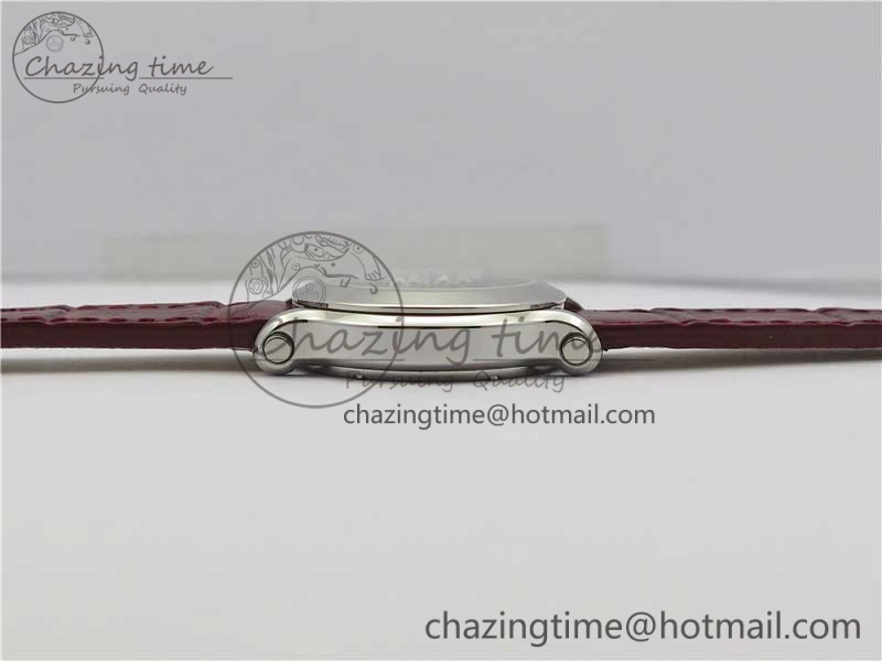 Original Happy Sport Mini SS ZF MOP Dial on Red Leather Strap Swiss ETA 955. 6395