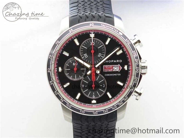 Original Happy Sport Mini SS ZF MOP Dial on Red Leather Strap Swiss ETA 955. 6395