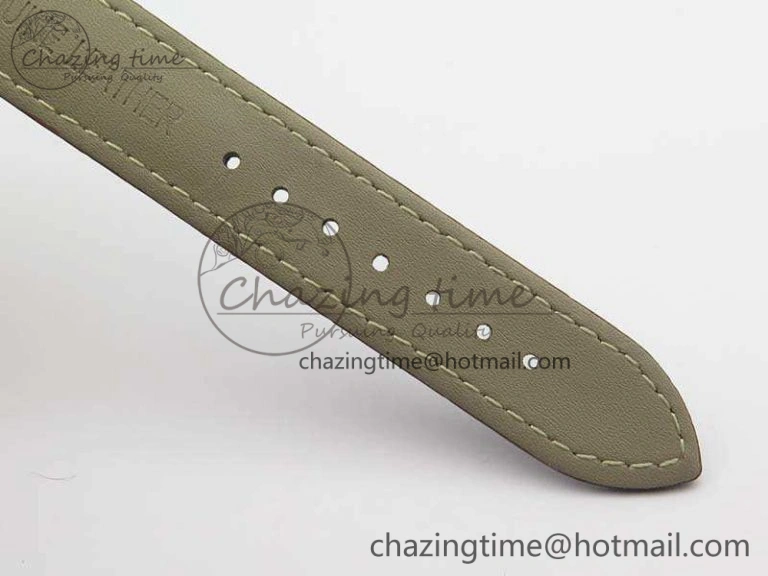 SunProtective Heritage @12 Date RG SWF Best Edition Gold Dial On Leather Strap A 5364
