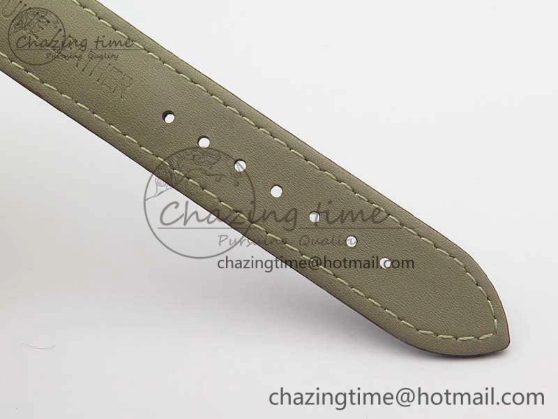 SunProtective Heritage @12 Date RG SWF Best Edition Gold Dial On Leather Strap A 5364