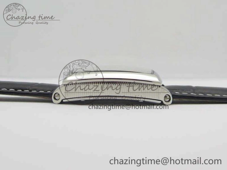 Heritage @12 Date SS SWF Best Edition Black Dial On Leather Strap A SoftTouch 5361