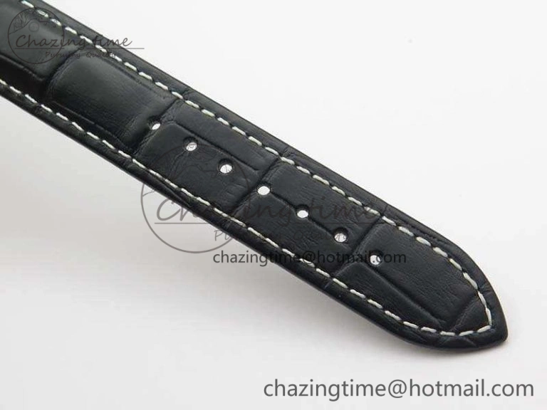 Heritage @12 Date SS SWF Best Edition Black Dial On Leather Strap A SoftTouch 5361