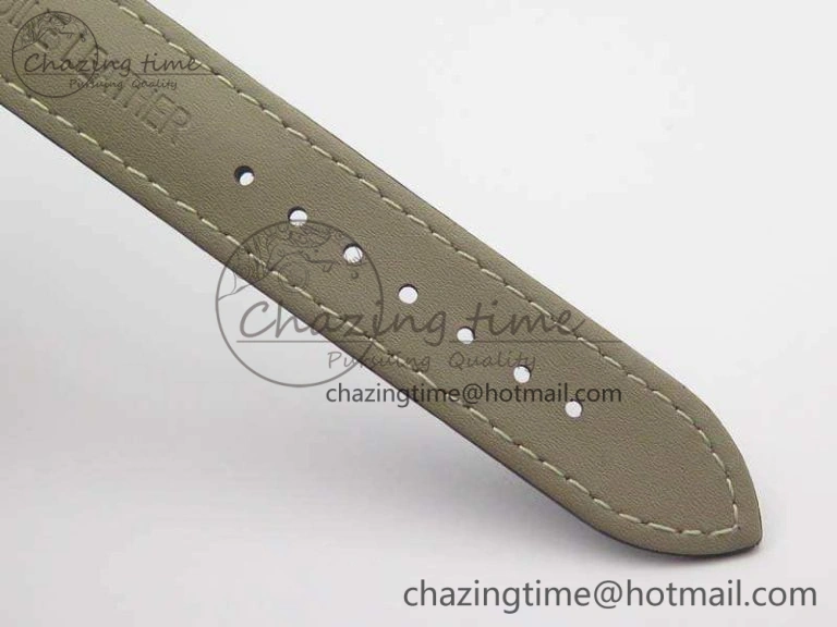 Heritage @12 Date SS SWF Best Edition Black Dial On Leather Strap A SoftTouch 5361