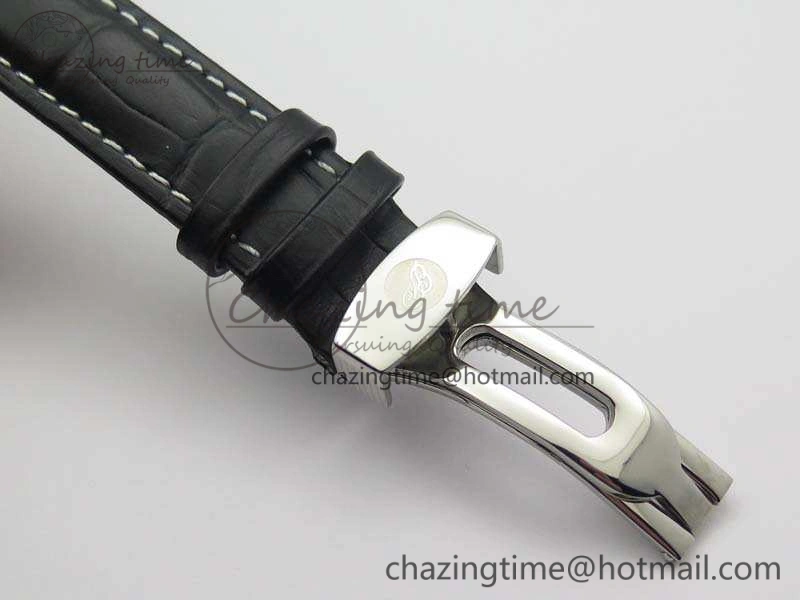 Heritage @12 Date SS SWF Best Edition Black Dial On Leather Strap A SoftTouch 5361