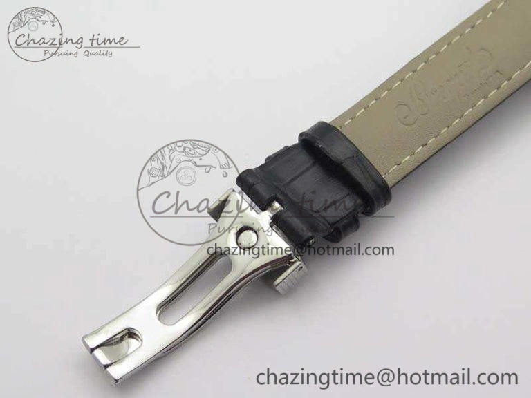 Heritage @12 Date SS SWF Best Edition Black Dial On Leather Strap A SoftTouch 5361